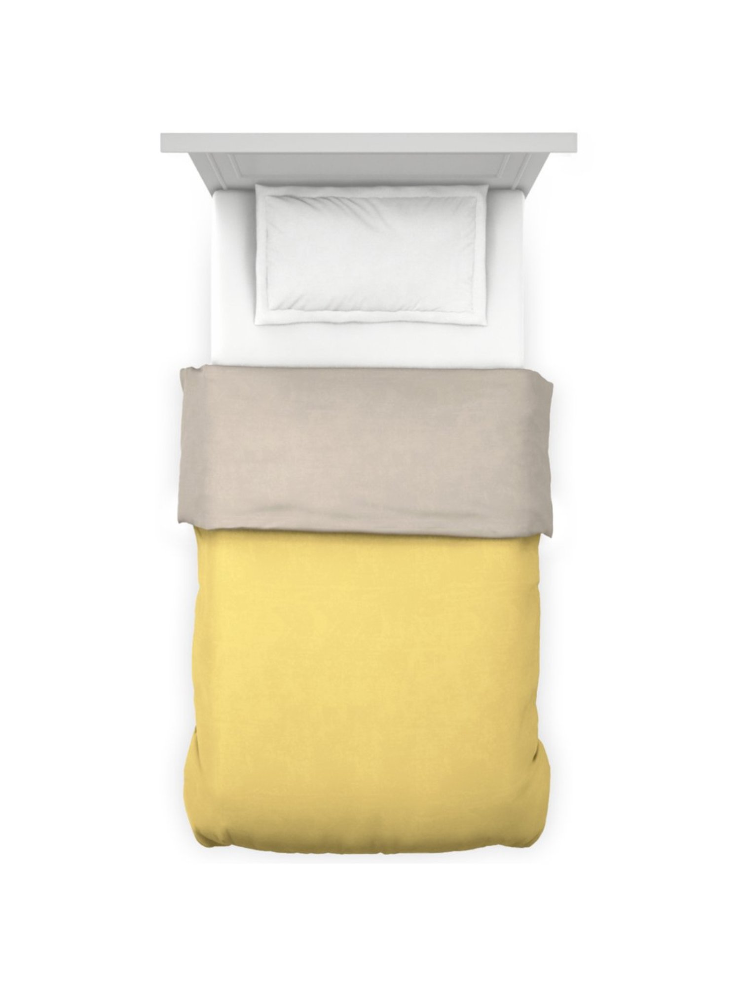 Maspar Vincent Green & Blue Cotton 120 TC Reversible Quilt - Set of 1