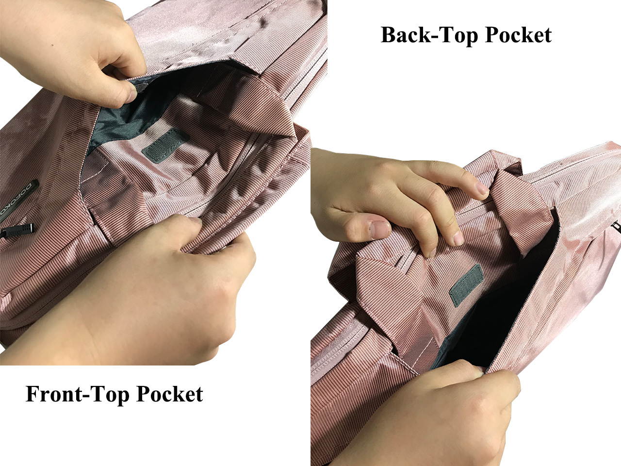 Women Laptop Bag 14" Laptop Messenger Shoulder Bag Case Briefcase for 14 - 15.4 Inch Laptop / Notebook / MacBook / Ultrabook / Chromebook Computers Pink