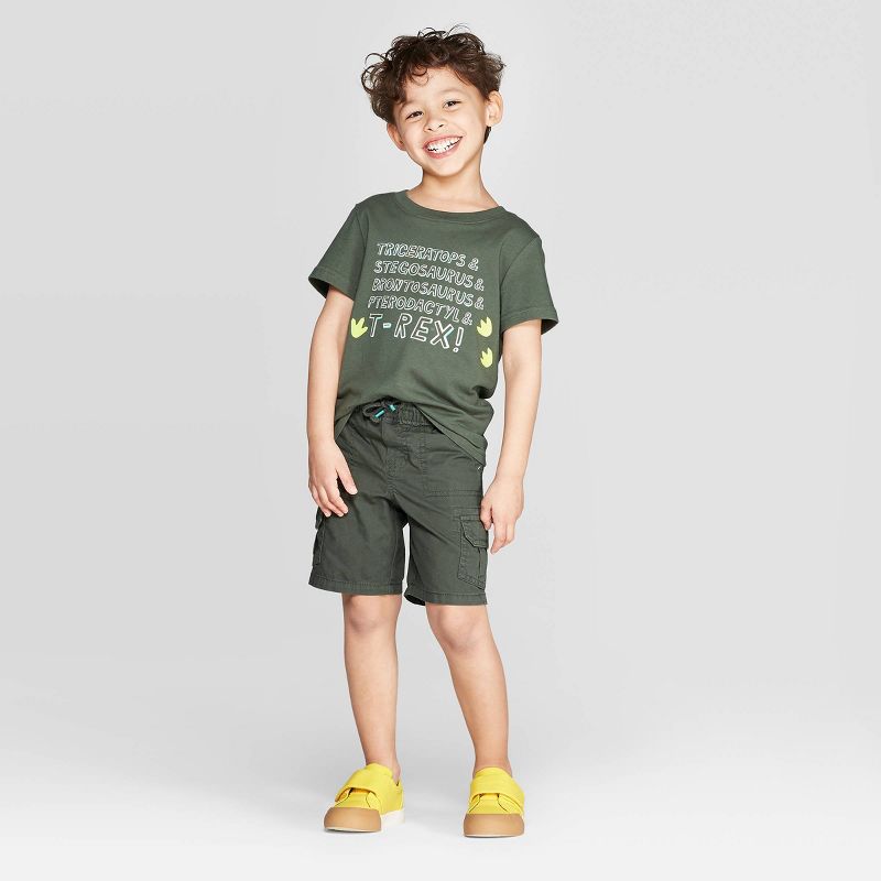 Toddler Boys' Cargo Shorts - Cat & Jack™ Fern Shade 2T