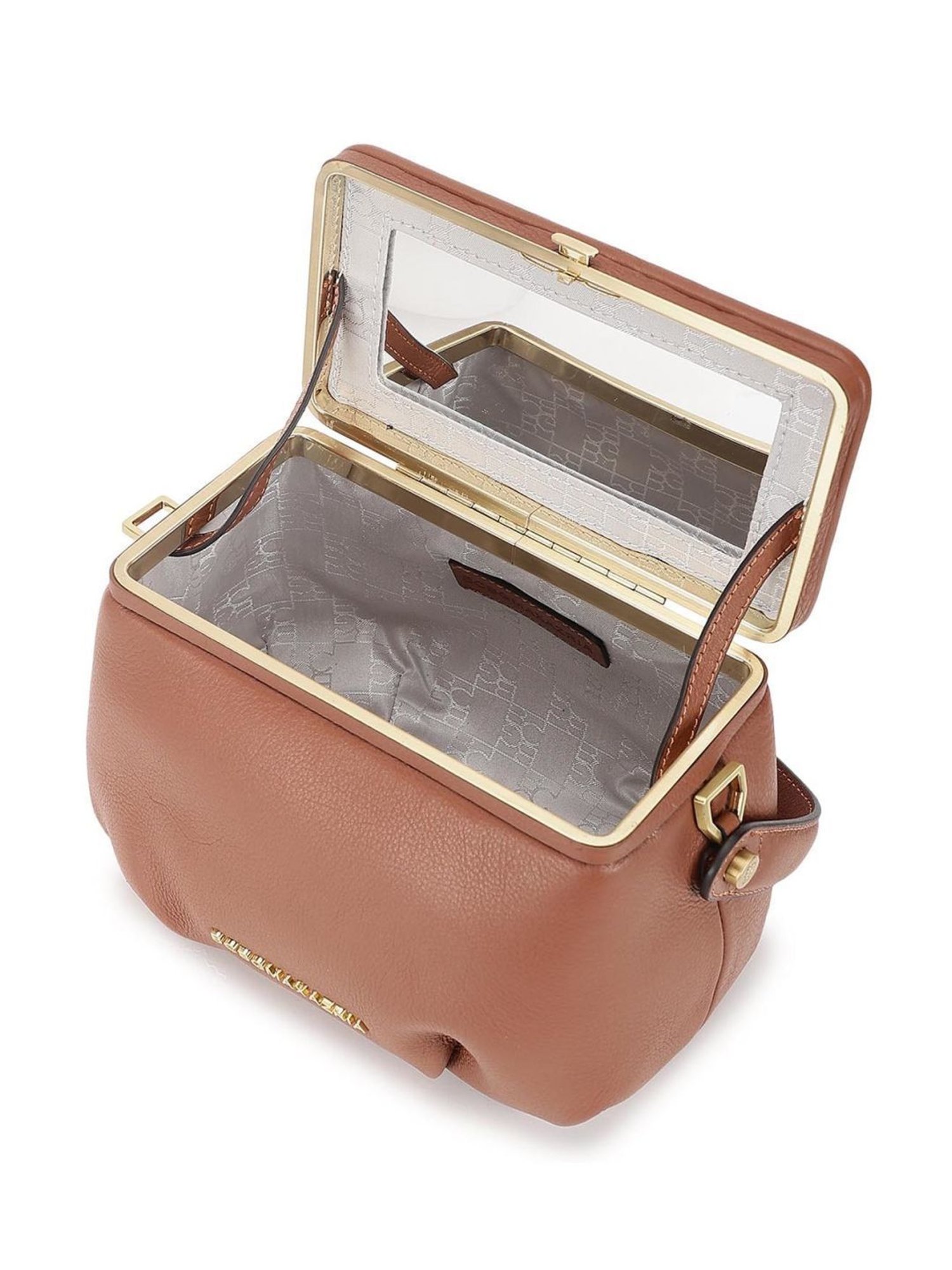 BCBGMAXAZRIA Amber Brown Medium Shoulder Bag