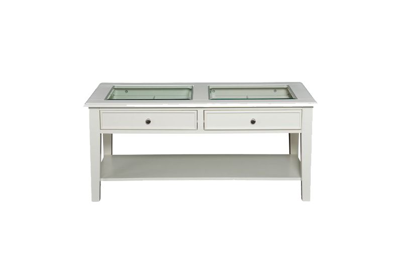 Pacific Cocktail Table White - Aiden Lane