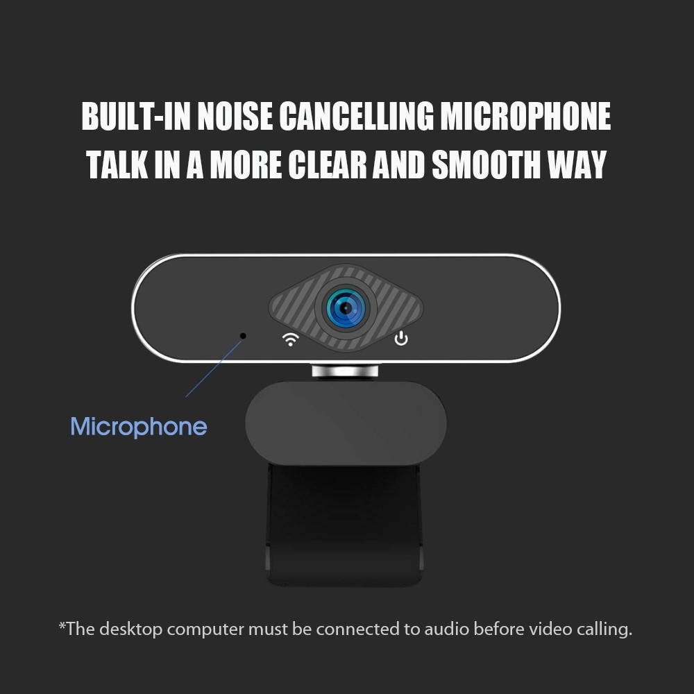 Xiaomi Youpin Xiaovv HD USB Webcam Built-in Microphone Drive-free Auto-focusing Camera Gift for Video Calling Recording Conferencing E-learning