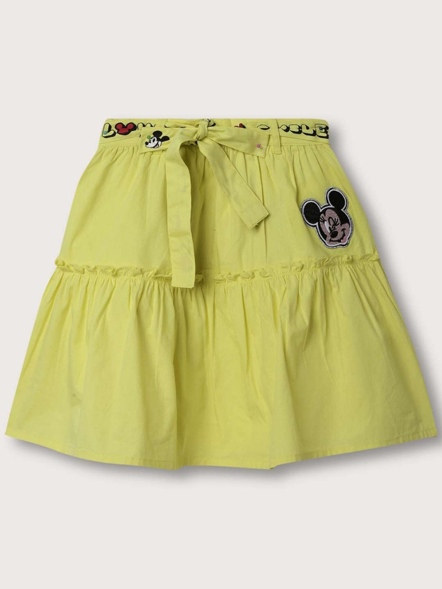 MINIKLUB Kids Blue Cotton Embellished Skirt