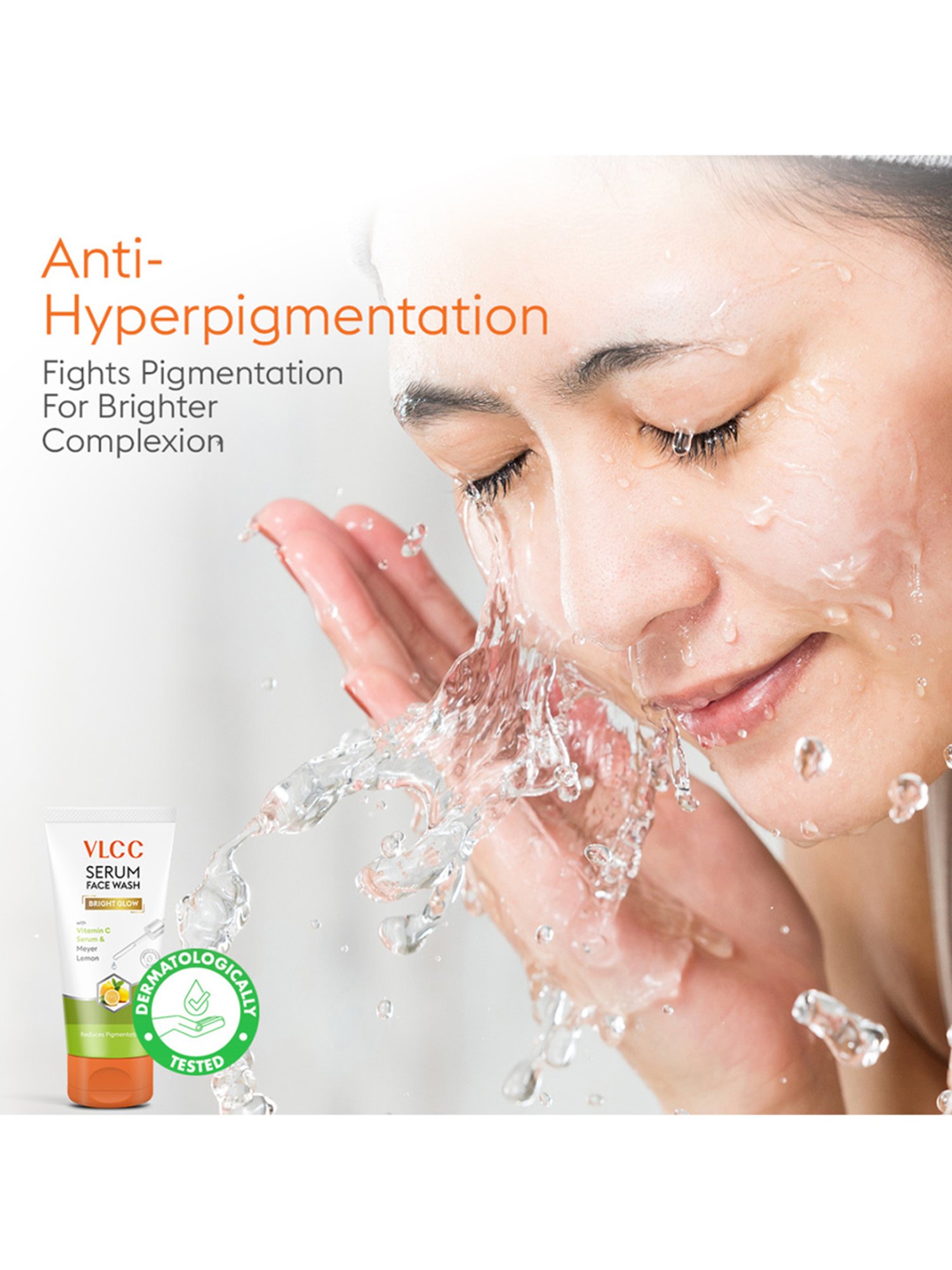 VLCC Bright Glow Meyer Lemon Serum Face Wash - 100 ml