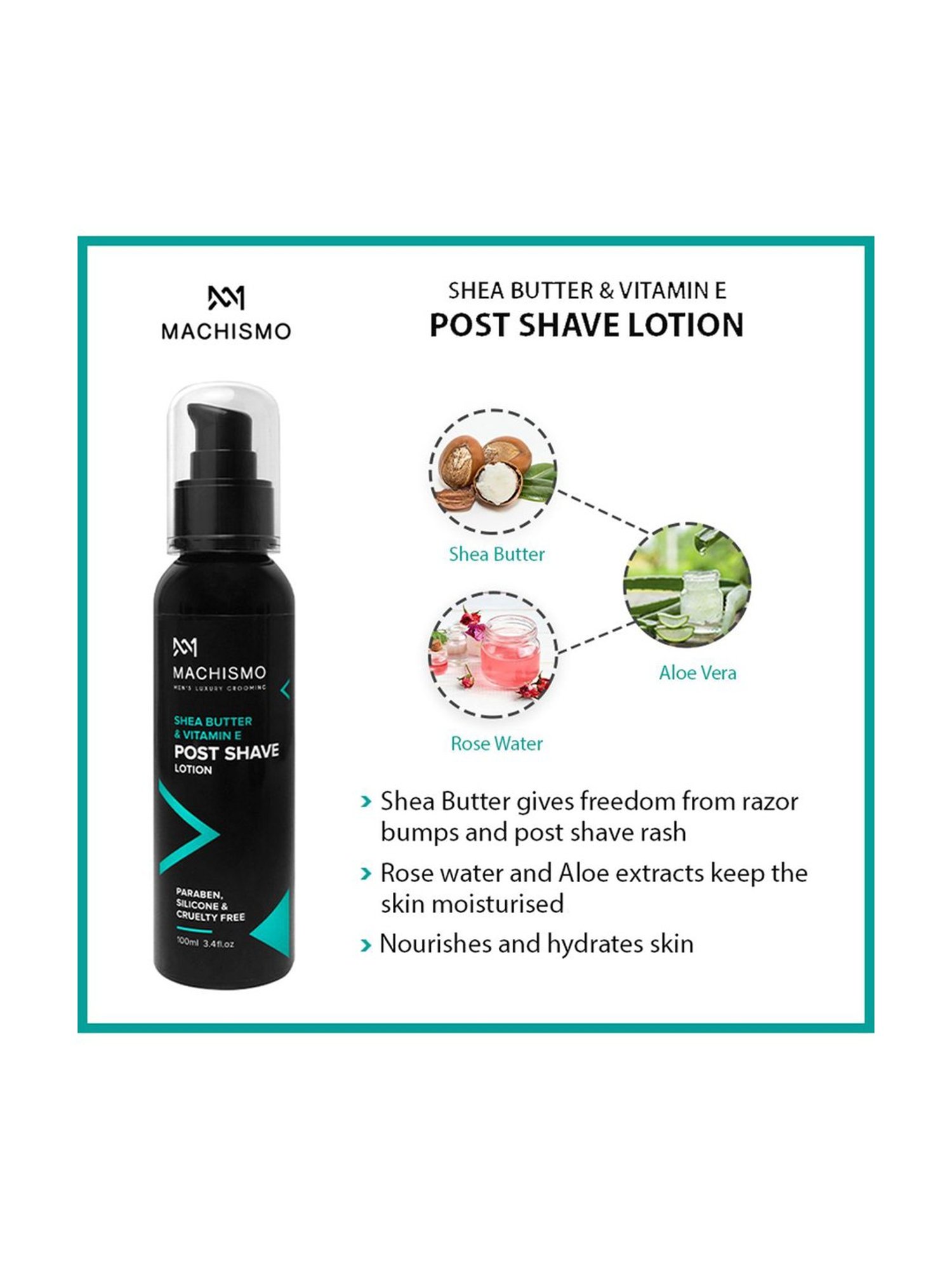 Earthraga Fresh & Moisturizing Mint Glacier After Shave Gel - 100 ml