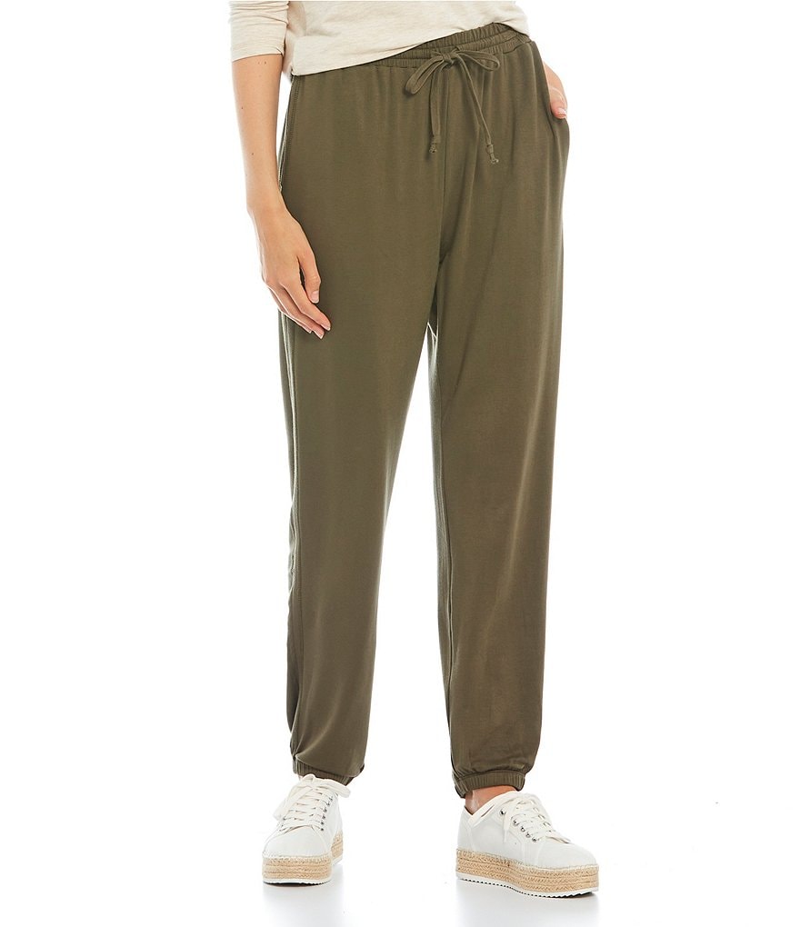 Angie High Rise Stripe Cargo Jogger Pants