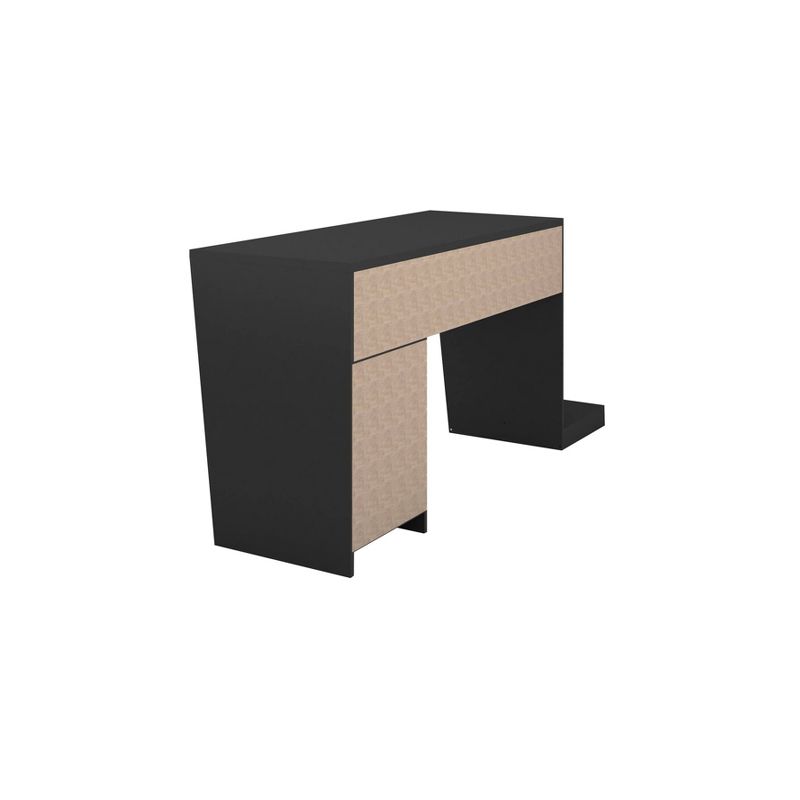 Randalls Gamer Desk 1.0 with 2 Drawers Black - Manhattan Comfort