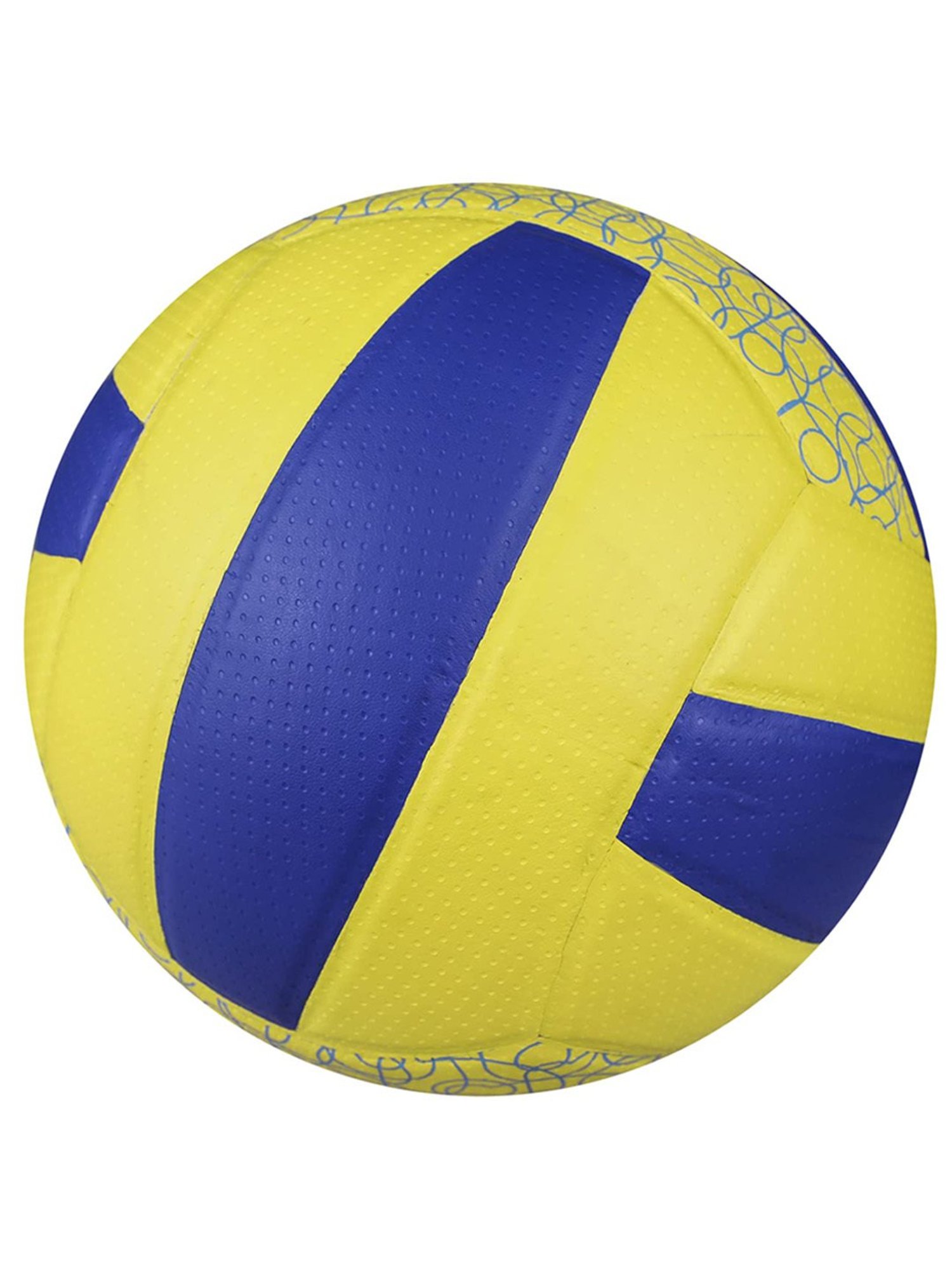 AIVIN Spectre Volleyball & Nivia Ball Pump Combo Pack (Mustard Yellow) Size - 4