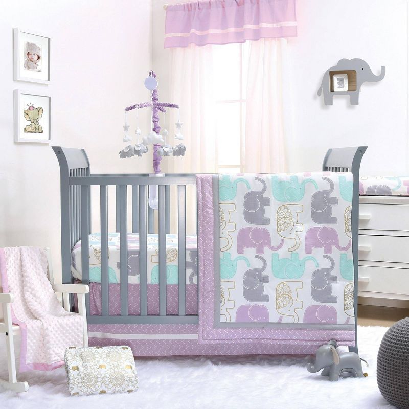 Lambs & Ivy Sky Rocket Planets/Stars Musical Baby Crib Mobile Soother Toy- Blue