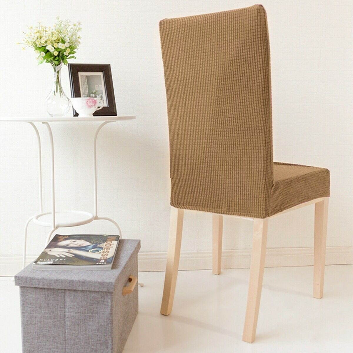 1/2/4 PCS Elastic Stretch Chair Cover Thicken Spandex Polar Fleece Dinning  K ?