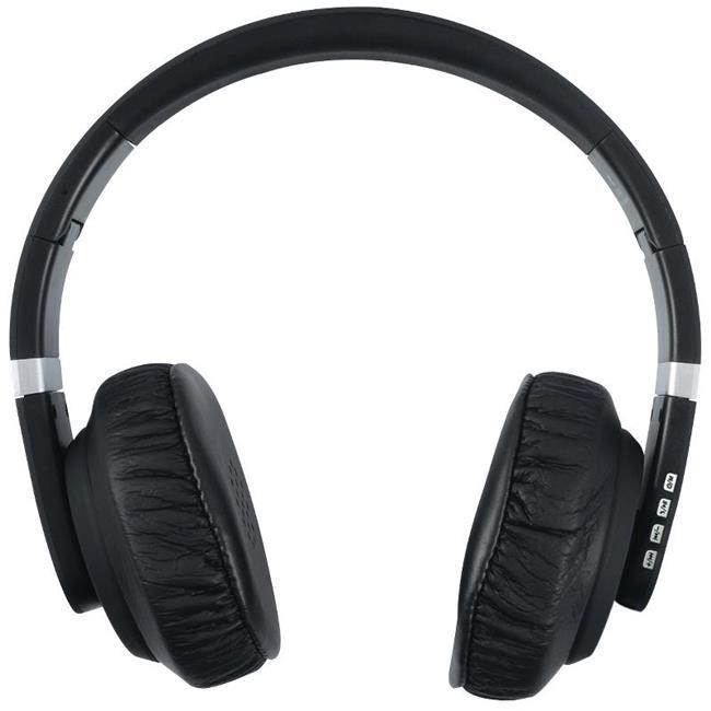 Mobilespec MBS11154 Premium Bluetooth Wireless Folding Headphones - Black