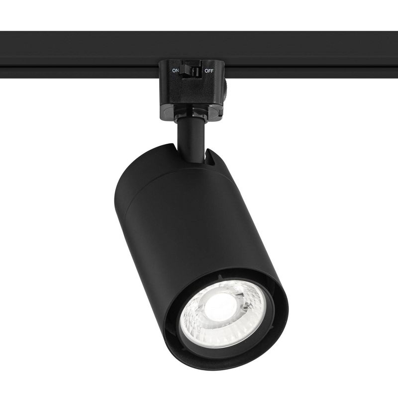 Pro Track Black 15 Watt LED Cylinder Track Head