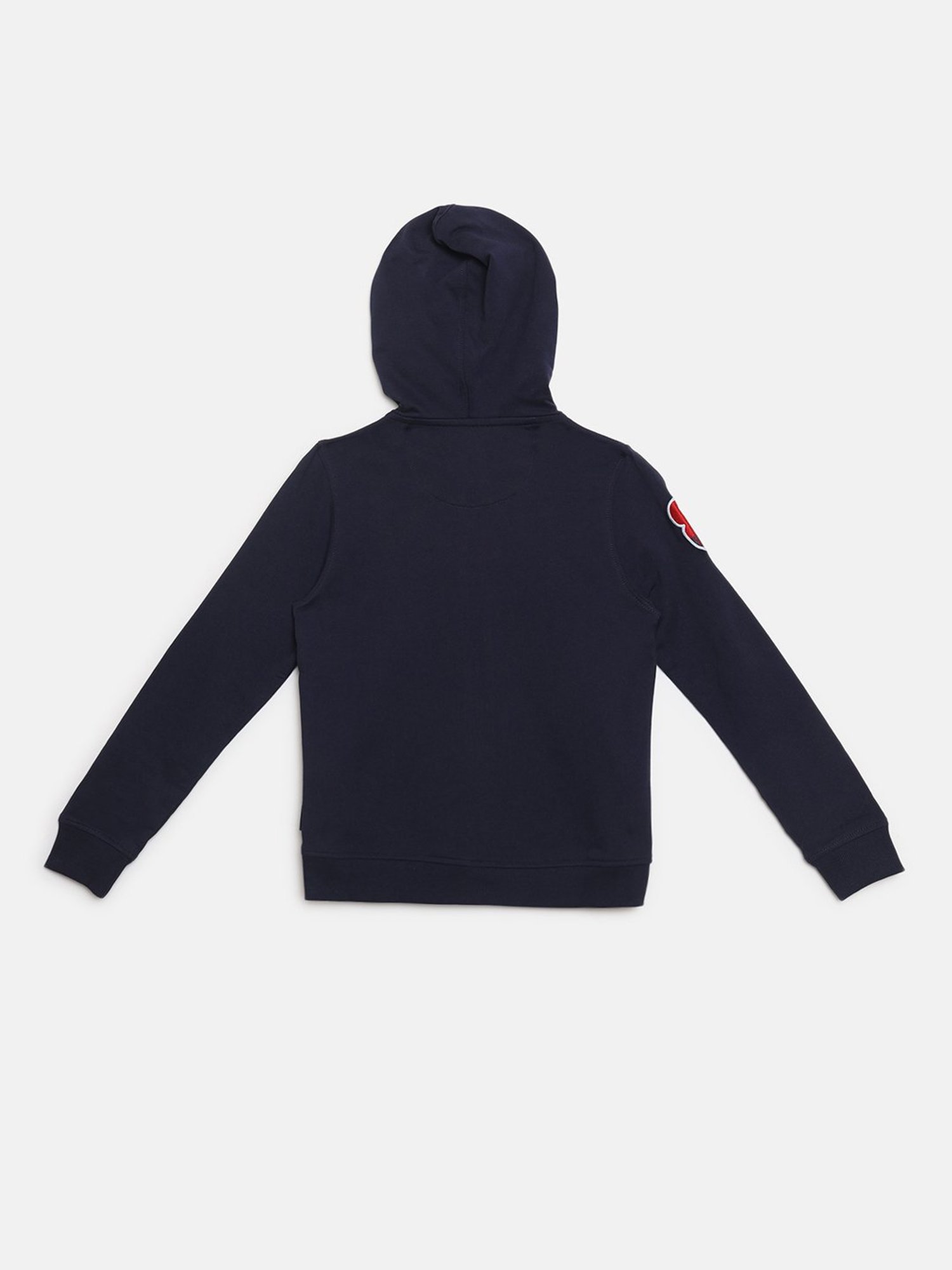 Beverly Hills Polo Club Kids Navy Printed Full Sleeves Hoodie