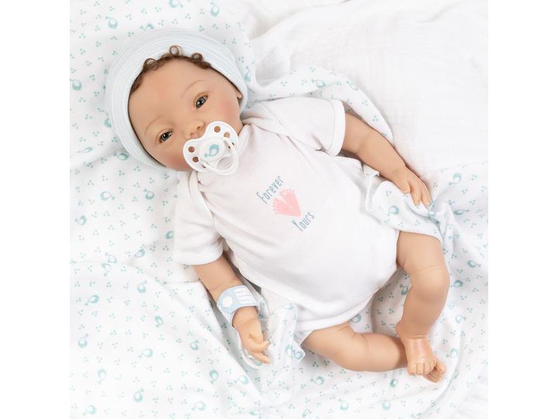 Paradise Galleries Realistic Newborn Doll - Forever Yours Miracle, 7-Piece Reborn Doll Gift Set with Magnetic Pacifier