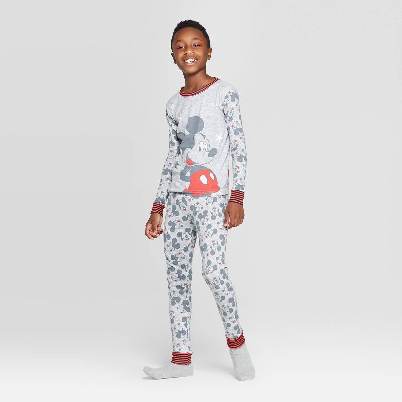 Boys' Mickey Mouse 2pc Pajama Set - Gray 4 - Disney Store