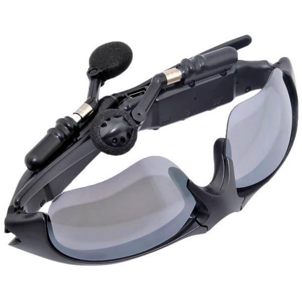 Wireless Flip-up Bluetooth Sunglasses Headset Stereo MP3 Music Glasses Earphone Headphone for Phone Hands-free / Tablet PC