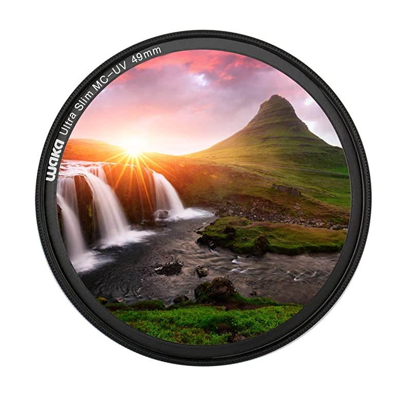49mm MC UV Filter Ultra Slim 16 Layers Multi Coated Ultraviolet Protection Lens Filter for Canon Nikon Sony DSLR Camera Lens