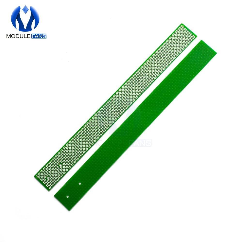 Single-sided Universal Board 2.5*25CM Experimental Board Spray Tin Circuit Glass Fiber Shake Stick Hole Board Module