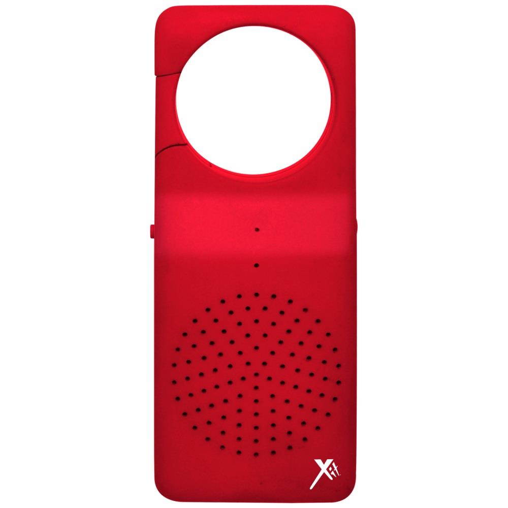 Xit Water-Resistent Bluetooth Speaker with Built-in Microphone Red