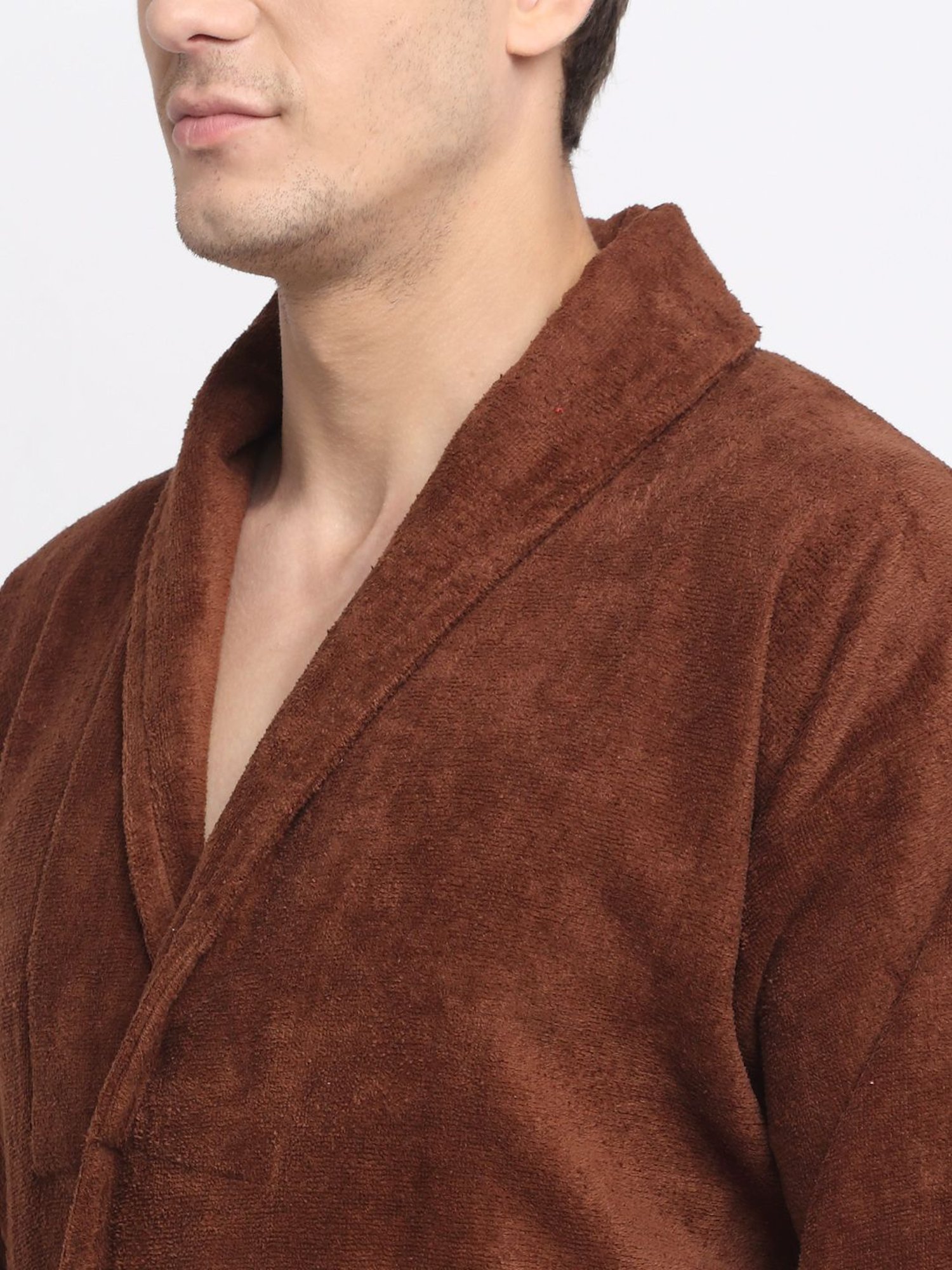 Trident Comfort Living Grey Cotton 380 GSM Bathrobe