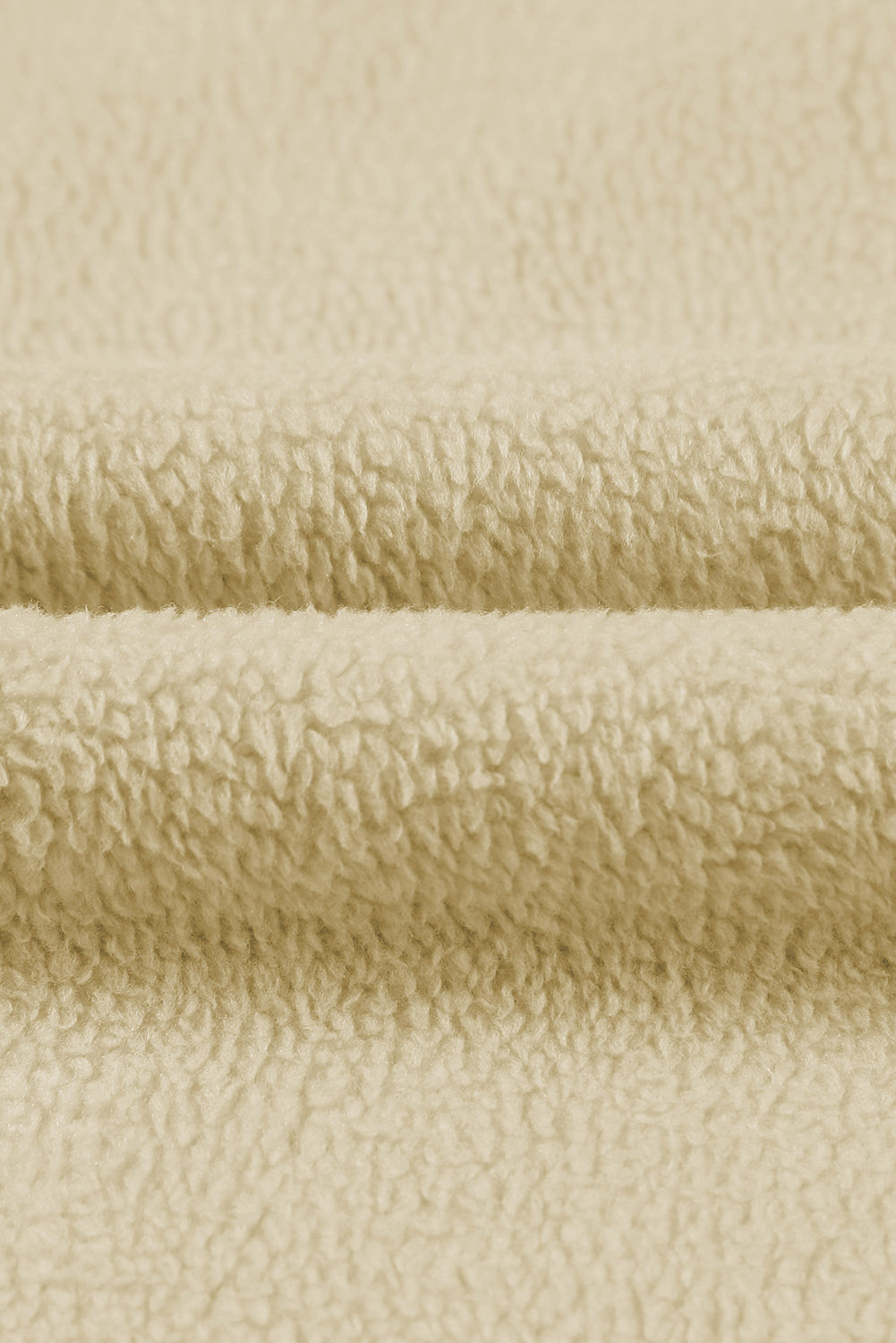 Apricot Bishop Sleeve Zip Up Hoodie Jacket with Flap Pockets