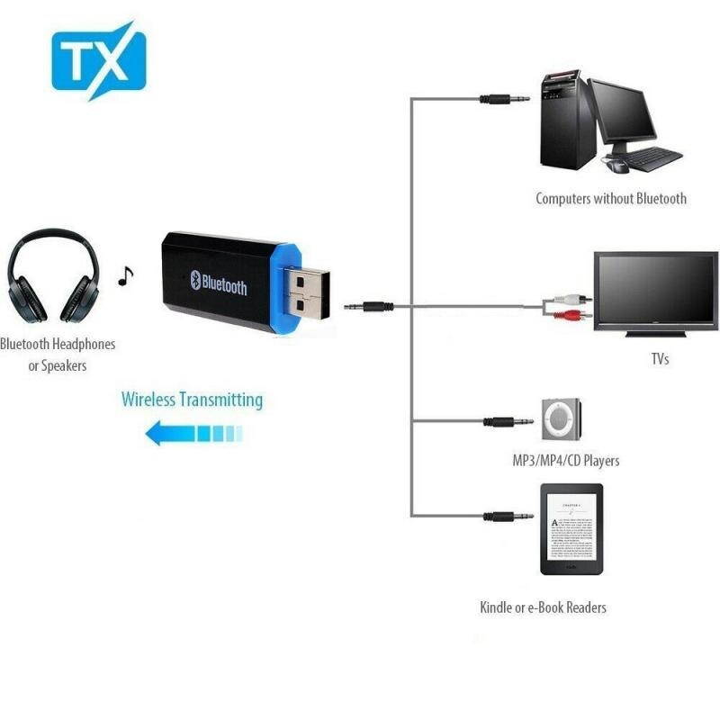 USB Bluetooth Adapters BT 5.0 USB Wireless Computer Adapter Bluetooth Audio Receiver Transmitter Laptop Earphone BLE Mini Sender