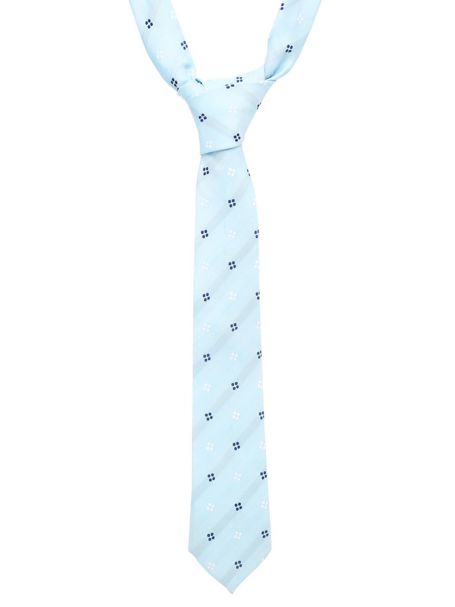 Louis Stitch Blue Embroidered Necktie Gift Set - Set of 5