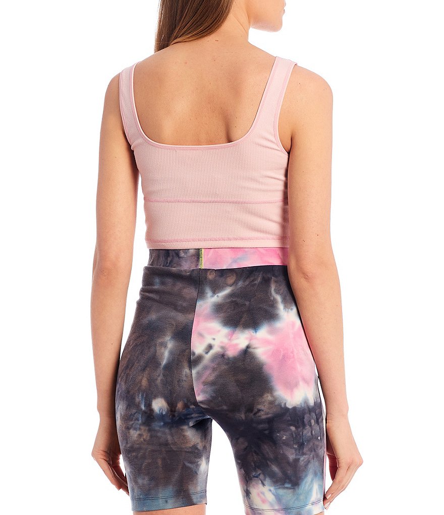 GB Coordinating Knit Contrast Stitch Bra Top