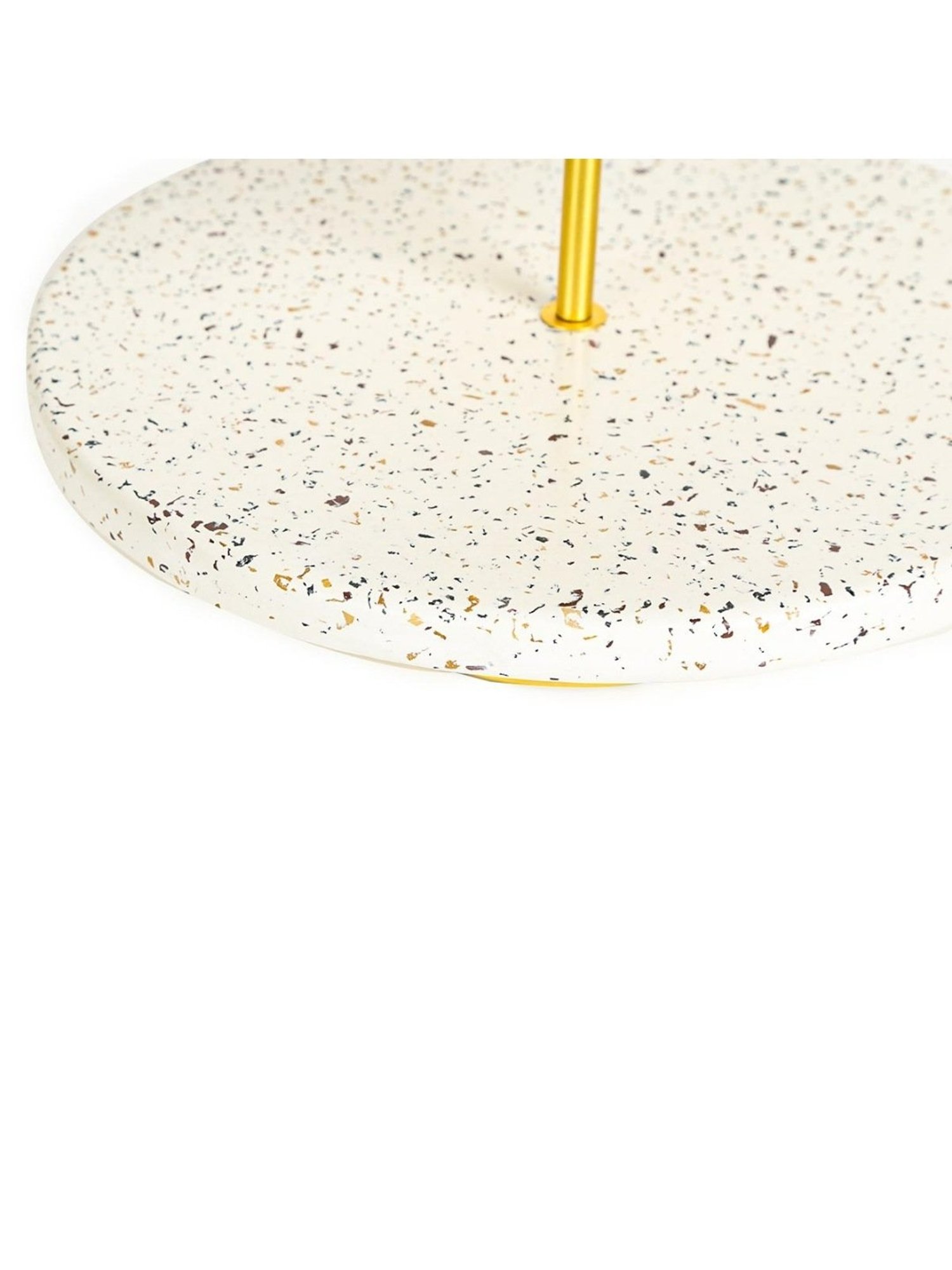 Home4U Molly Gold & White Iron Cupcake Stand