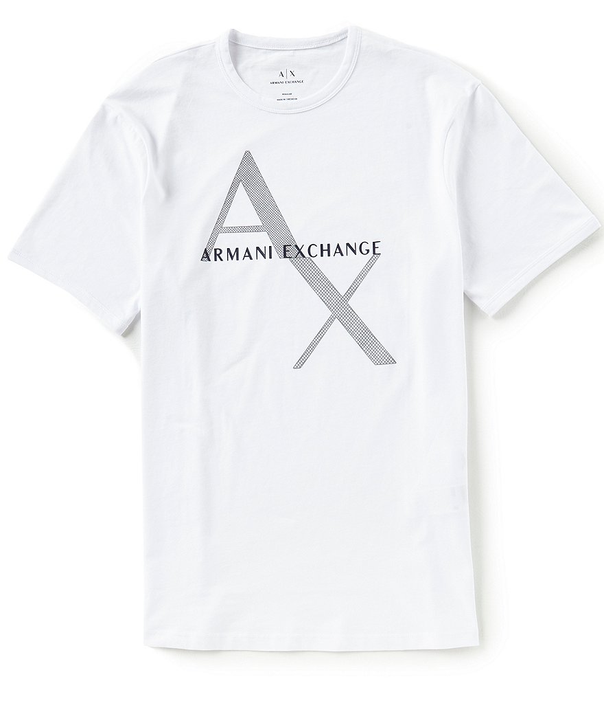 Armani Exchange Faded Logo Short-Sleeve Tee