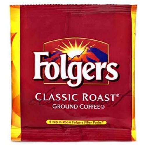 Coffee Filter Packs, Regular, In-Room Lodging, .6 oz., 200/Carton