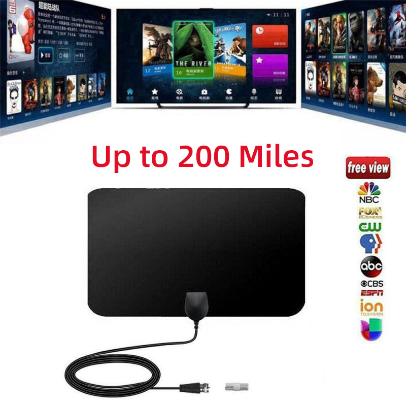 ACTIVE AMPLIFIED DIGITAL DVBT2 HDTV NDOOR ANTENNA