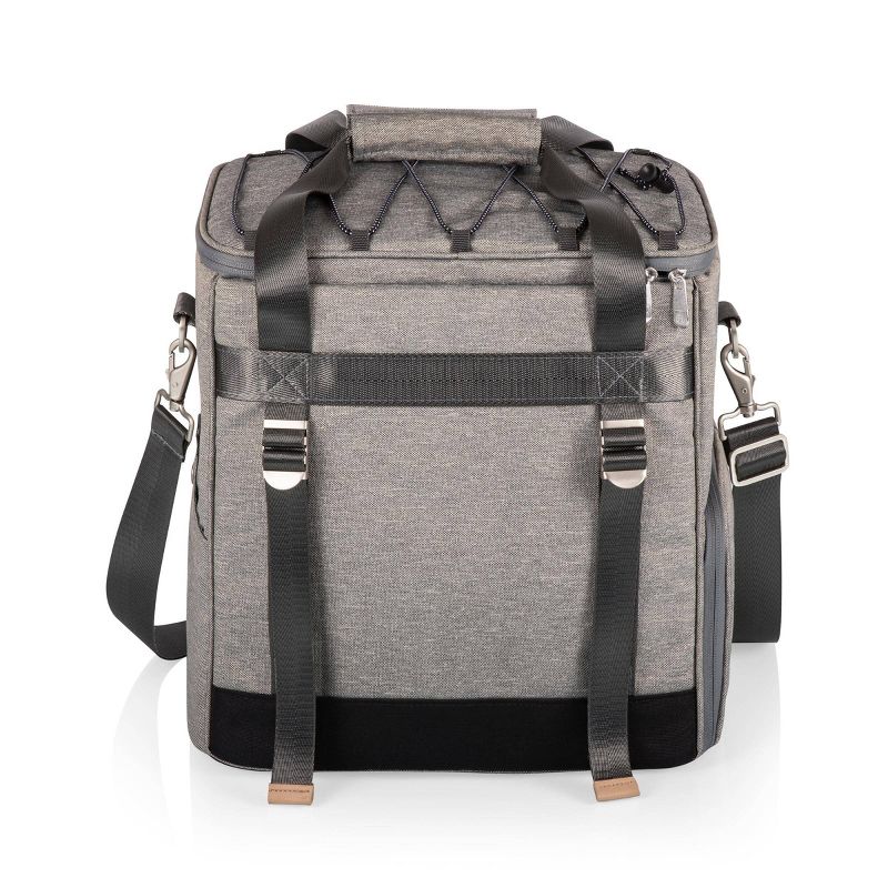 Picnic at Ascot Insulated Picnic Basket/Cooler Fully Equipped with Service for 2 - Trellis Green