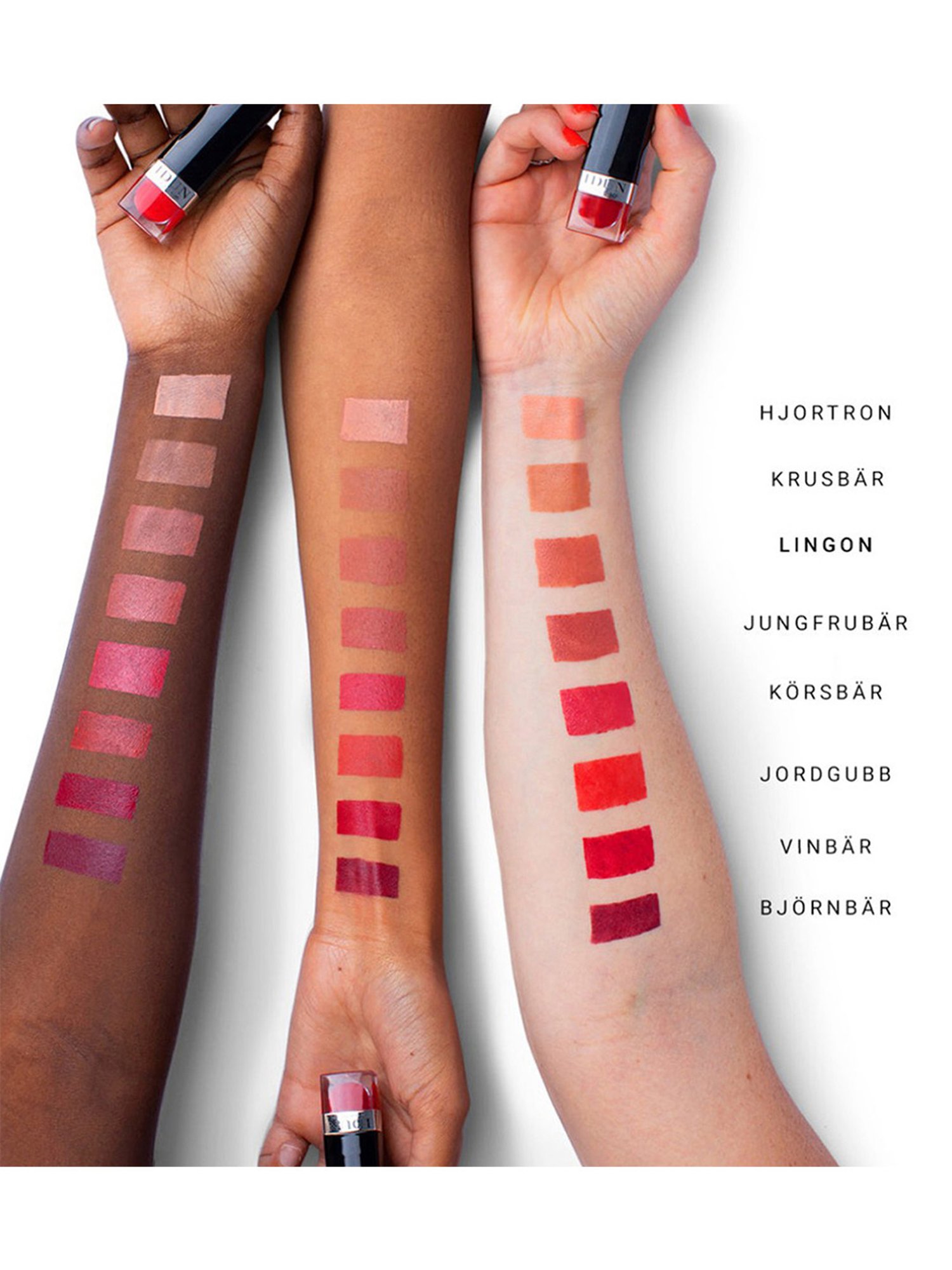 Idun Minerals Matte Lipstick Lingon - 4 gm