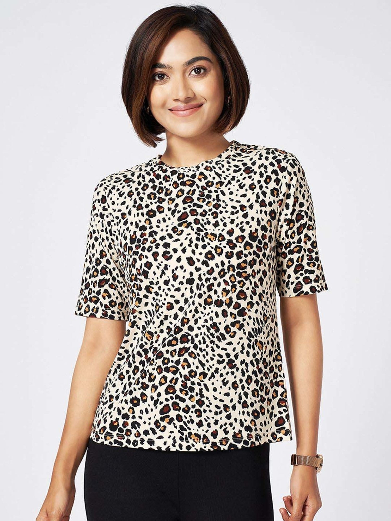 Annabelle by Pantaloons Off-White Printed Top