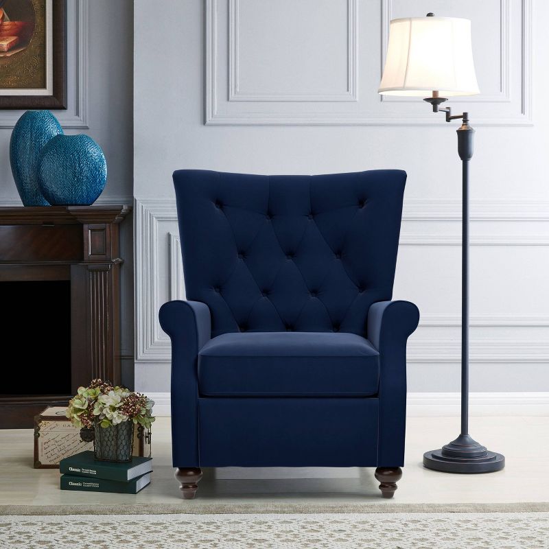 Push Back Recliner Navy Blue - ProLounger
