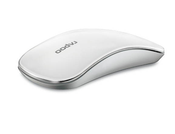 Rapoo T8 5G Ultra-Thin Ergonomic Programmable Smart Multiple Touch Control Wireless Laser Mouse for Laptops Desktops and PC