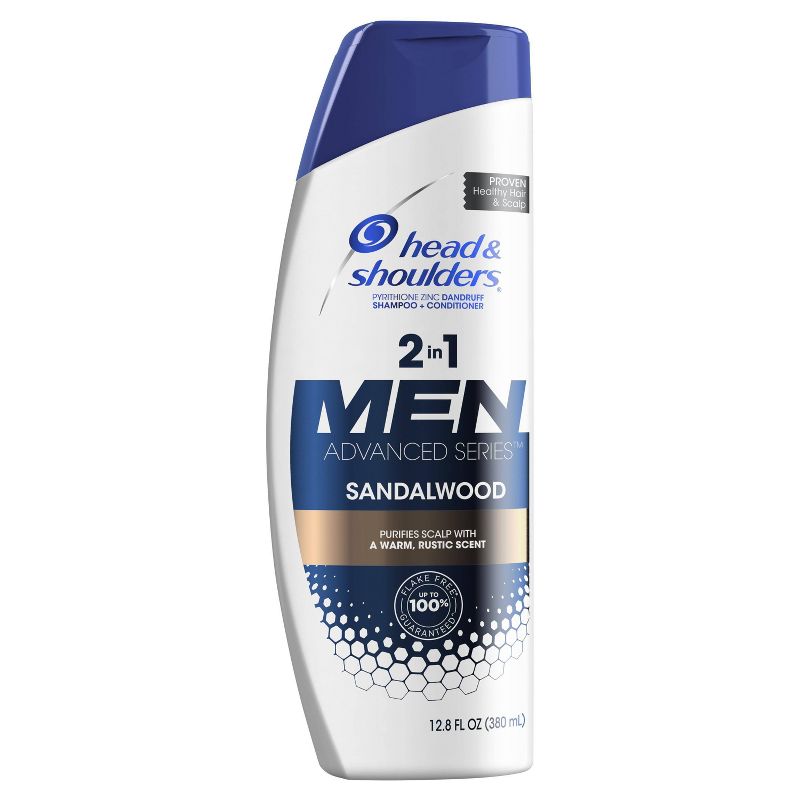 Head and Shoulders Advanced Series Sandalwood 2-in-1 Shampoo and Conditioner for Men - 12.8 fl oz