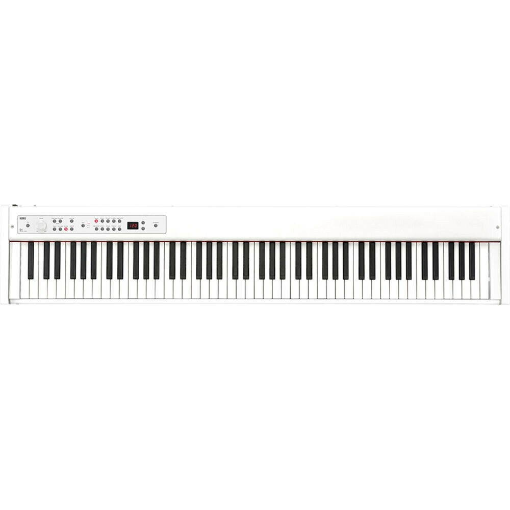 Korg D1 88-Key Digital Stage Piano with Pedal (White)