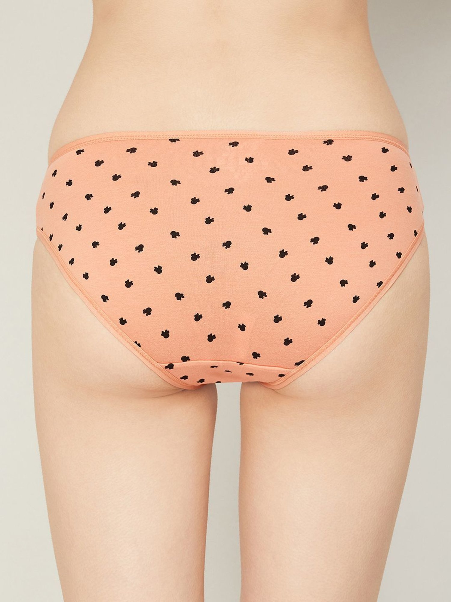 Ginger by Lifestyle Peach & Purple Printed Hipster Panties - Pack Of 3