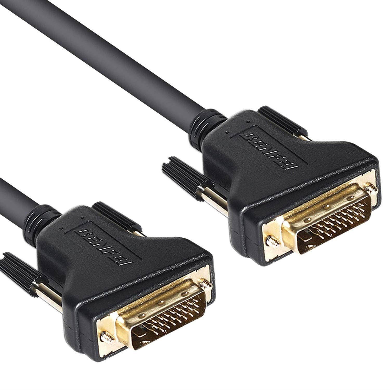 DVI to DVI Cable, Benfei DVI-D to DVI-D Dual Link 6 Feet Cable