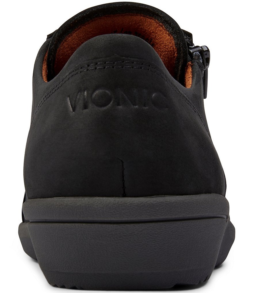 Vionic Abigail Suede Textile Lace-Up Sneakers