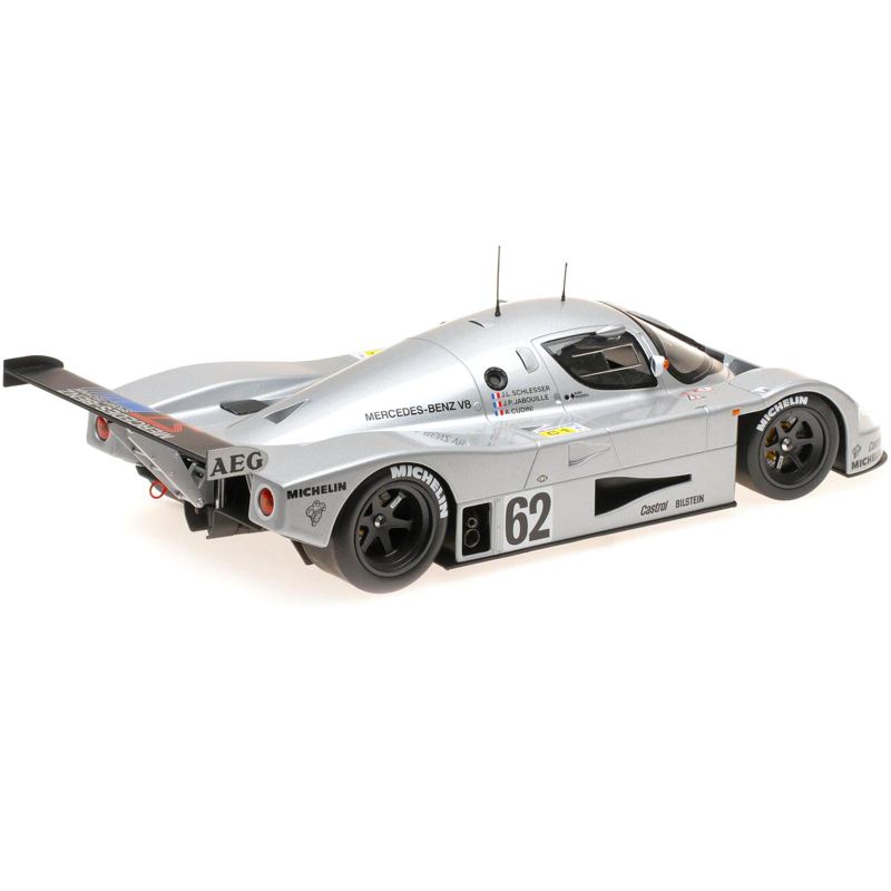 Sauber Mercedes C9 #62 5th Place 24 Hours of Le Mans (1989) Limited Edition to 402 pieces Worldwide 1/18 Diecast Model Car by Minichamps