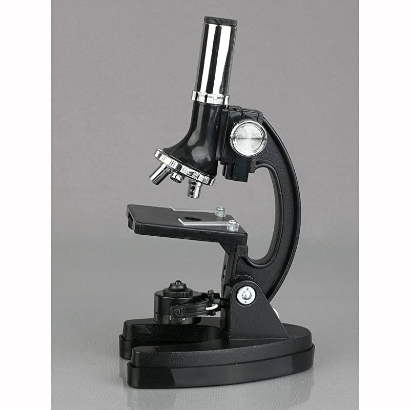 M30-ABS-KT1-WM 120X-240X-300X-480X-600X-1200X Educational Metal Arm Kids Compound Microscope Kit + Book
