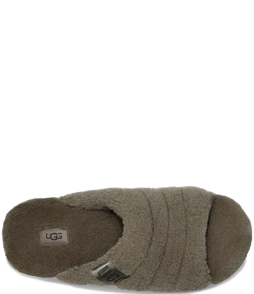 UGG&reg; Men's Scuff Logo Suede Slippers