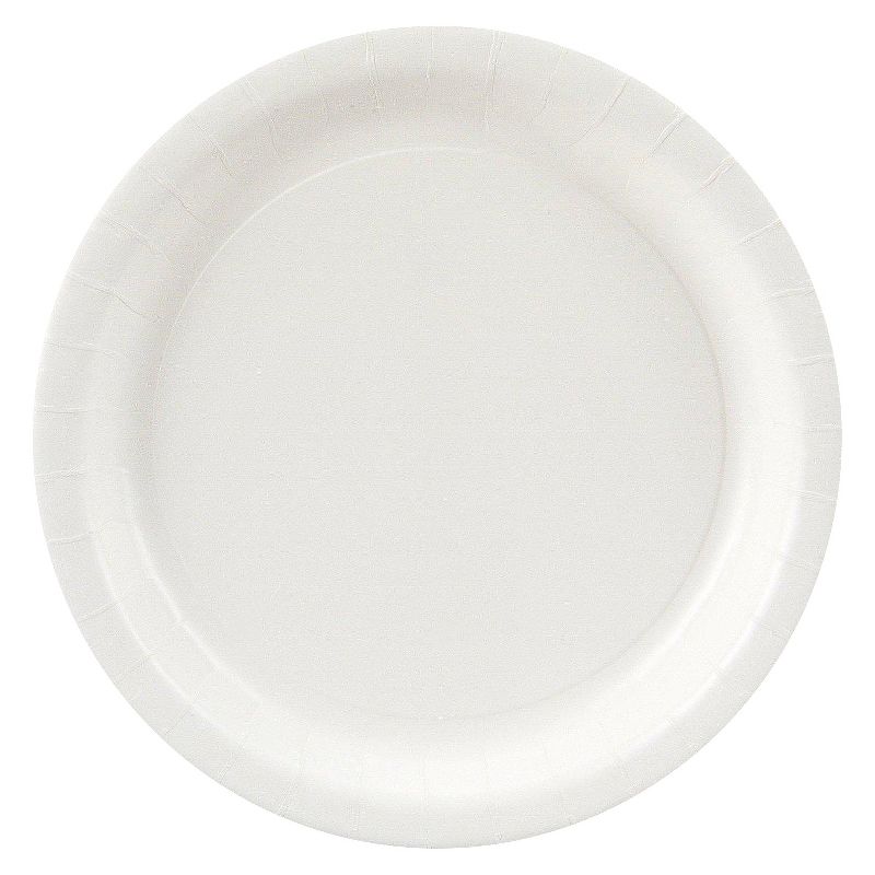 24ct White Dinner Plate