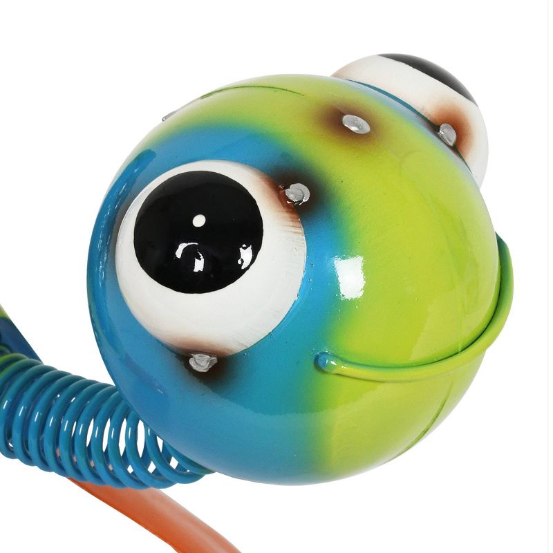 7.8" Resin Metal Painted Turtle Statue - Exhart