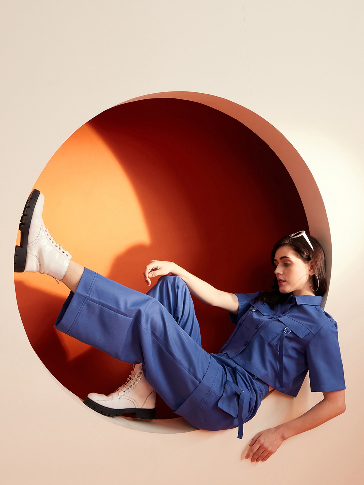 KASSUALLY Blue Maxi Co-Ord Set