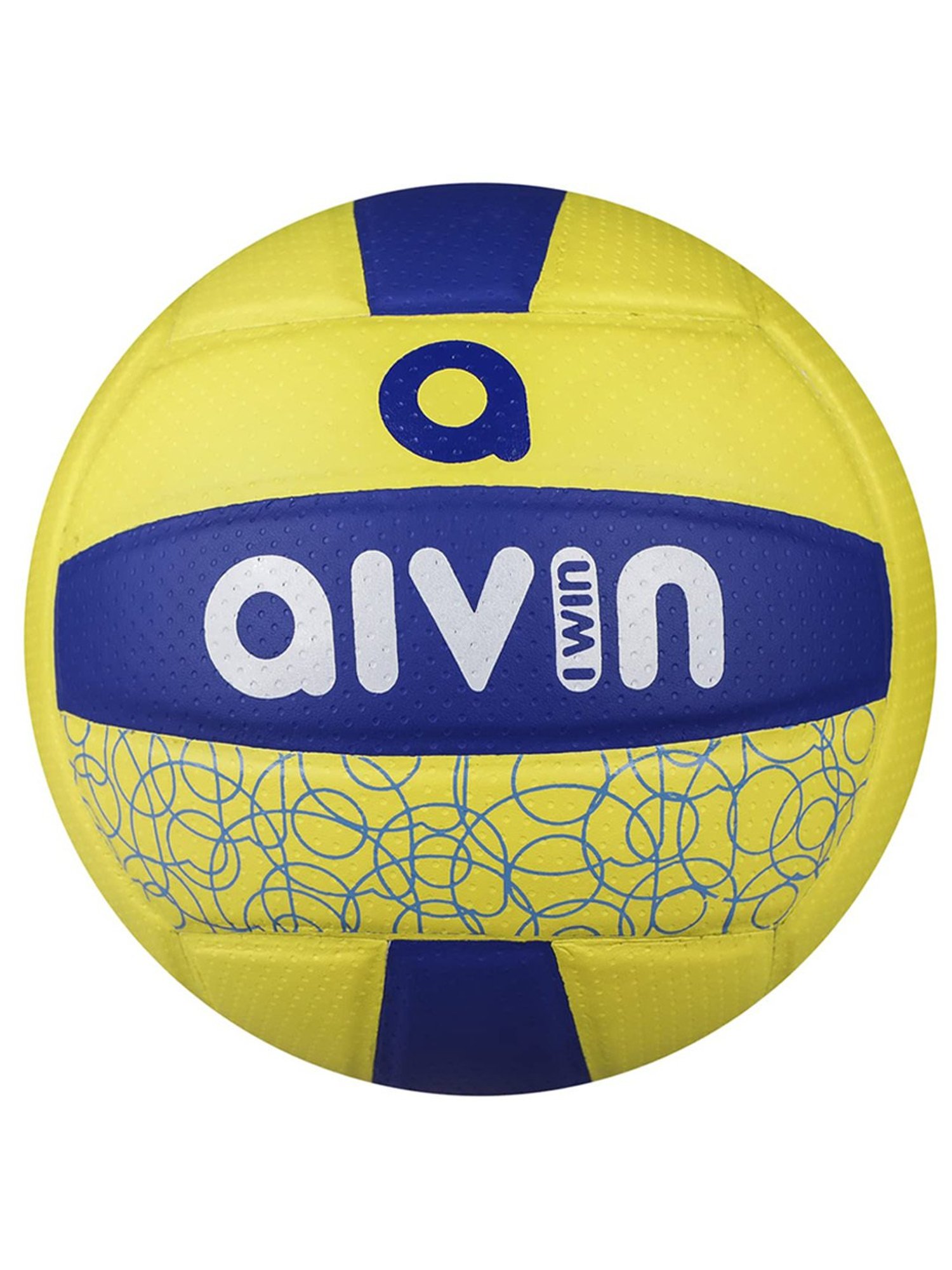 AIVIN Spectre Volleyball & Nivia Ball Pump Combo Pack (Mustard Yellow) Size - 4