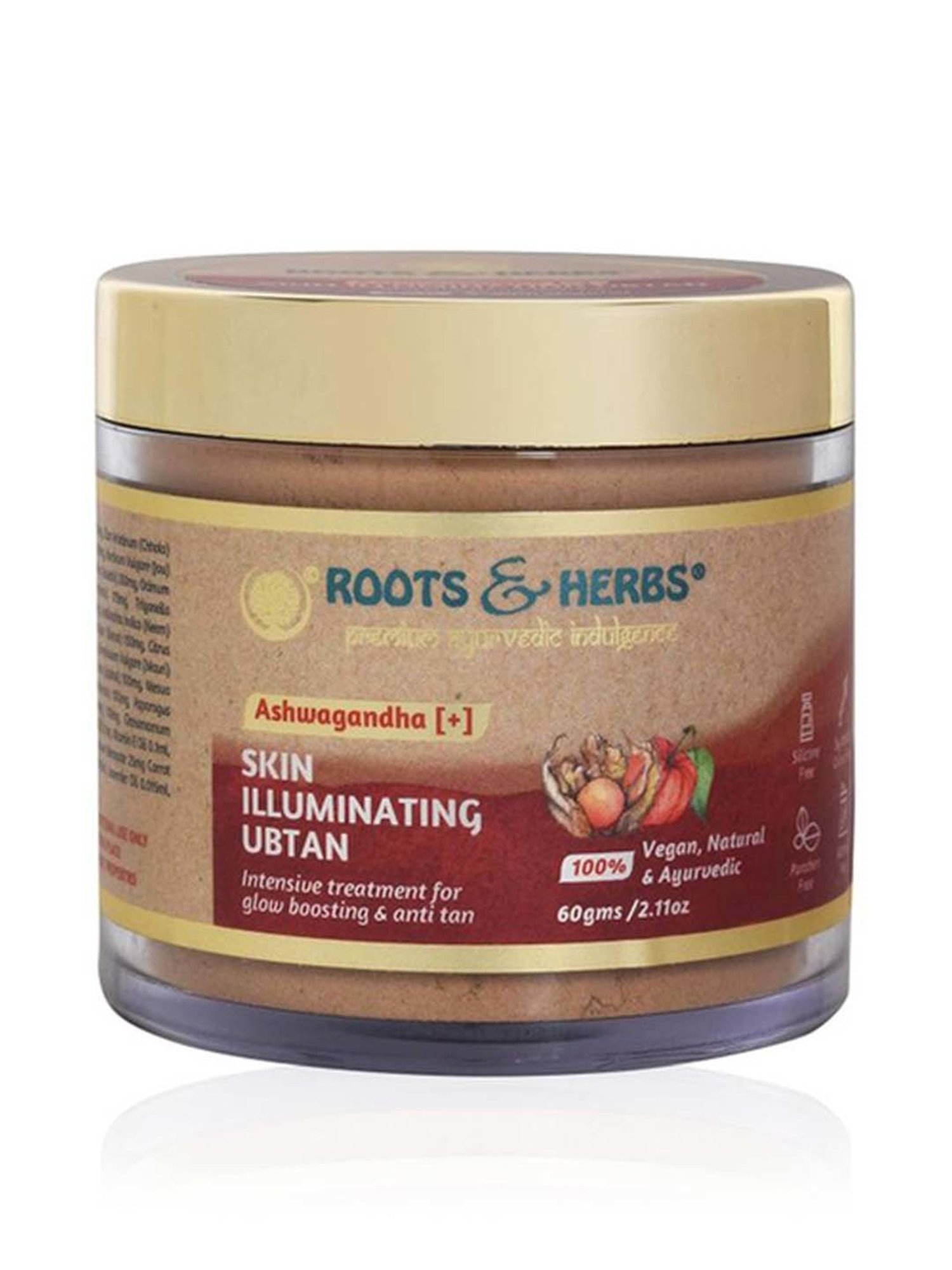 ROOTS AND HERBS Ashwagandha (+) Skin Illuminating Ubtan and Activator